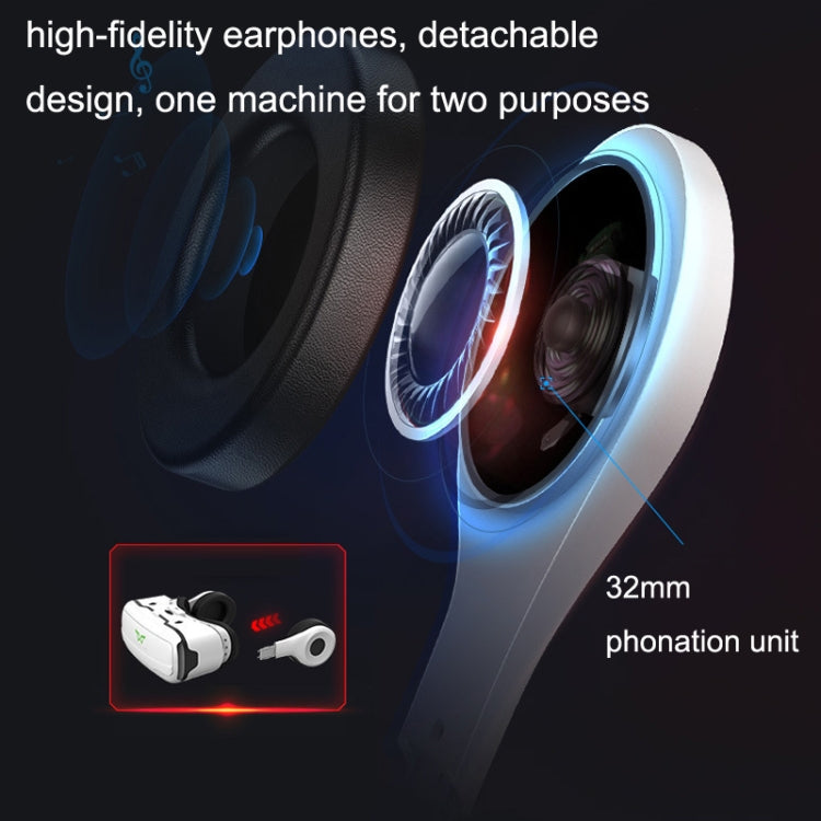 VR SHINECON G02EF+S9 Bluetooth Handle Mobile Phone 3D Virtual Reality VR Game Helmet Glasses With Headset - VR Headset by VR SHINECON | Online Shopping South Africa | PMC Jewellery