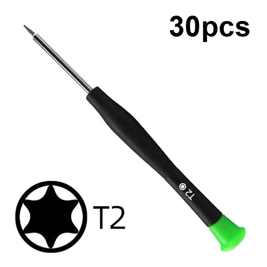 30pcs Color Hat Screw Batch Digital Mobile Phone Clock Maintenance Tool, Series: T2 Hexagon - Screwdriver by PMC Jewellery | Online Shopping South Africa | PMC Jewellery