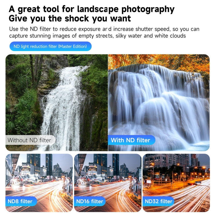 For DJI OSMO Action 3 / 4 TELESIN ND CPL Filter Set Aluminium Alloy Frame Lens(CPL+ND8/16/32 Set) -  by TELESIN | Online Shopping South Africa | PMC Jewellery