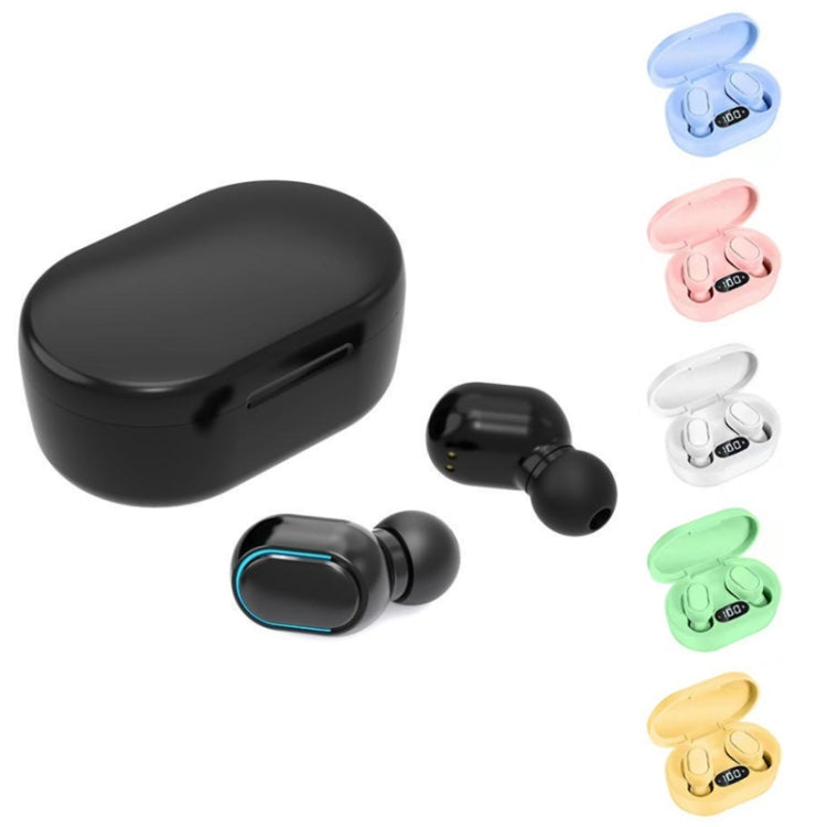 E7s Digital Sports Waterproof TWS Bluetooth 5.0 In-Ear Headphones(Blue) - TWS Earphone by PMC Jewellery | Online Shopping South Africa | PMC Jewellery