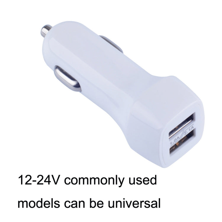 522AL Fast Charging With Cable Car Charging, Output Interface: 8 Pin (White) - Car Charger by PMC Jewellery | Online Shopping South Africa | PMC Jewellery
