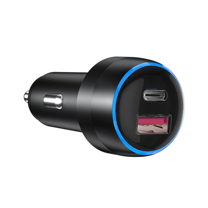 IBD355-1UC USB+Type-C/USB-C Dual Ports Mobile Phone Car Charger(QC3.0 18W+ PD 30W) - Car Charger by PMC Jewellery | Online Shopping South Africa | PMC Jewellery