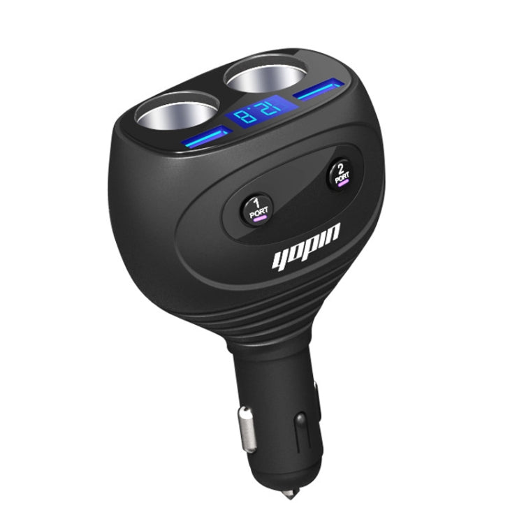 Yopin GC-13F Fast Charging Version 5 In 1 Rotatable Dual USB Multifunctional Car Charger - Car Charger by Yopin | Online Shopping South Africa | PMC Jewellery