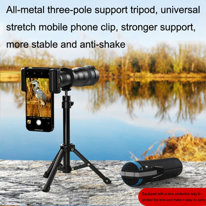 Apexel APL-36XJJ020 36X HD Telescope Universal Telephoto Phone Lens + Clip + Tripod Set - Macro & Wide-angle by APEXEL | Online Shopping South Africa | PMC Jewellery