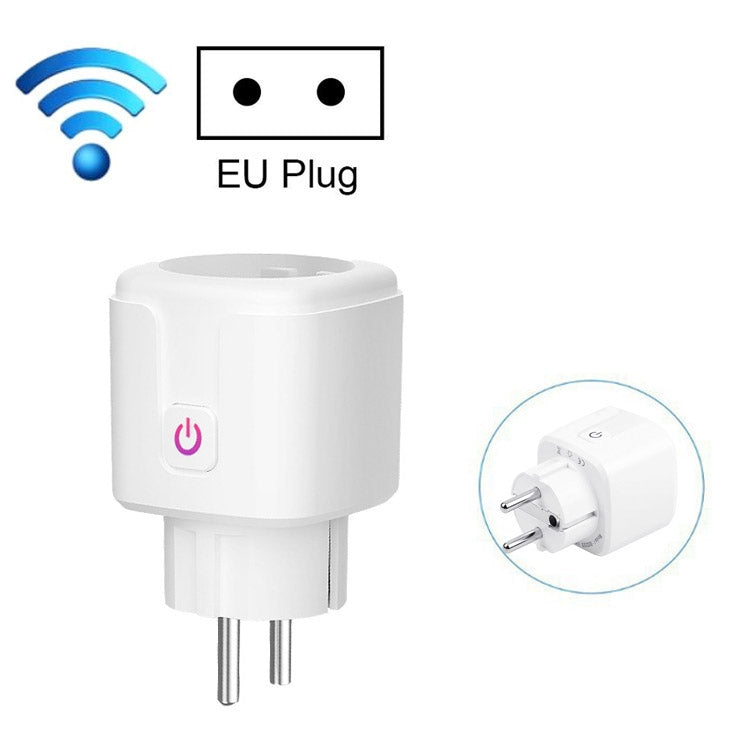 Tuya Smart App Wifi Smart Socket Phone Remote Timing Voice Switch Supports Alexa EU Plug, Style: 16A Power Model - Smart Socket by PMC Jewellery | Online Shopping South Africa | PMC Jewellery