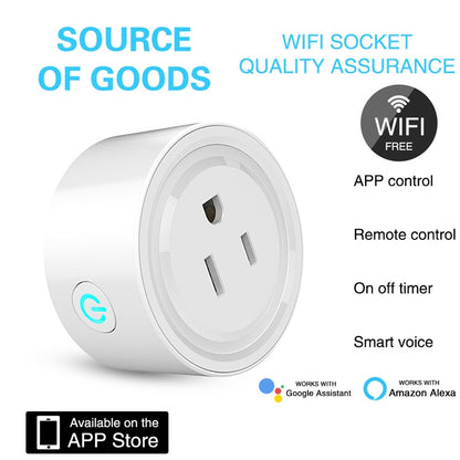Tuya Smart App Wifi Smart Socket Phone Remote Timing Voice Switch Supports Alexa UK Plug, Style: 16A Power Model - Smart Socket by PMC Jewellery | Online Shopping South Africa | PMC Jewellery