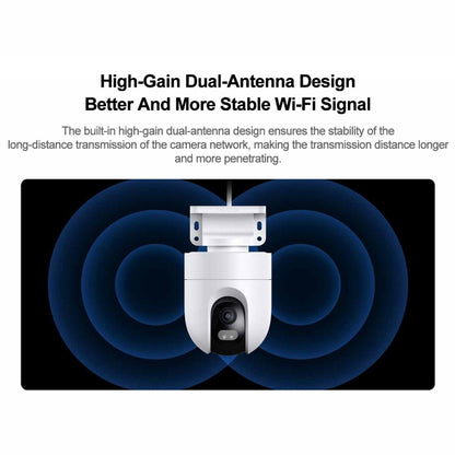 Original Xiaomi CW400 Outdoor Camera 2.5K Ultra HD Smart Full Color Night Vision IP66 Waterproof, US Plug(White) - Wireless Camera by Xiaomi | Online Shopping South Africa | PMC Jewellery