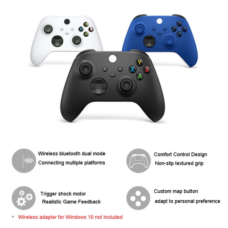 For Xbox Series X/S Bluetooth Wireless Controller Gamepad Joystick(White) - Gamepad by PMC Jewellery | Online Shopping South Africa | PMC Jewellery