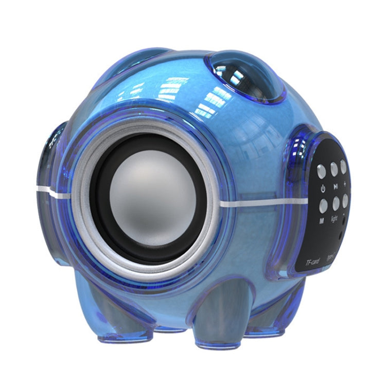 M18 Mini Space Panda Shape Wireless Bluetooth Speaker Desktop Portable Cartoon Audio(Blue) - Mini Speaker by PMC Jewellery | Online Shopping South Africa | PMC Jewellery