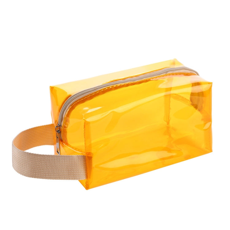 Handbag PVC Dazzling Waterproof Cosmetic Bag Toiletry Bag(Yellow) - Storage Boxes by PMC Jewellery | Online Shopping South Africa | PMC Jewellery