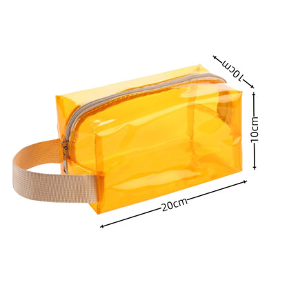 Handbag PVC Dazzling Waterproof Cosmetic Bag Toiletry Bag(Yellow) - Storage Boxes by PMC Jewellery | Online Shopping South Africa | PMC Jewellery