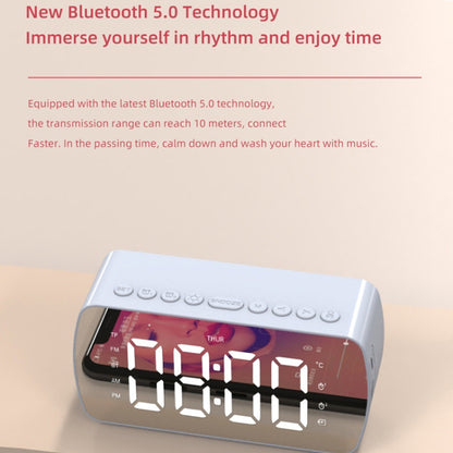 Q5 Outdoor Portable Card Bluetooth Speaker Small Clock Radio, Color: Pink 2800mAh - Mini Speaker by PMC Jewellery | Online Shopping South Africa | PMC Jewellery