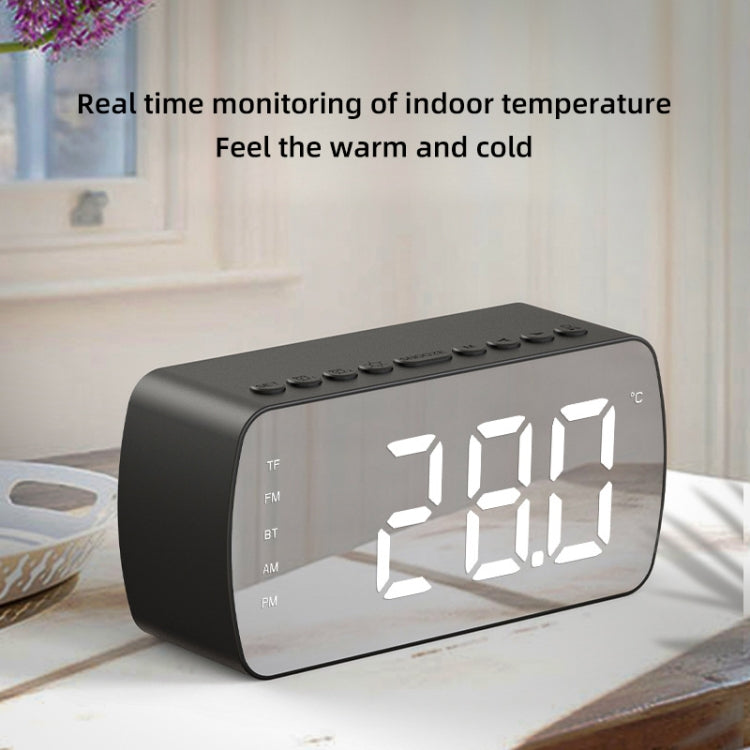 Q5 Outdoor Portable Card Bluetooth Speaker Small Clock Radio, Color: Black 1400mAh - Mini Speaker by PMC Jewellery | Online Shopping South Africa | PMC Jewellery