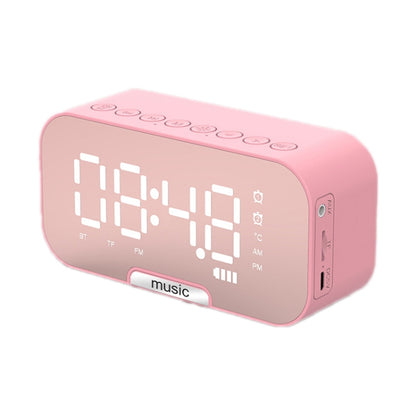 Q5 Outdoor Portable Card Bluetooth Speaker Small Clock Radio, Color: Pink 2800mAh - Mini Speaker by PMC Jewellery | Online Shopping South Africa | PMC Jewellery