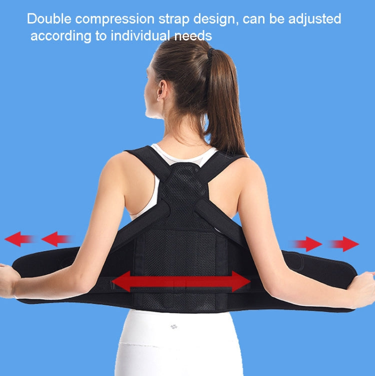 MK-098  Back Posture Corrector Back Support Fixation Correction Belt, Size: L(Black) - Corrector by PMC Jewellery | Online Shopping South Africa | PMC Jewellery