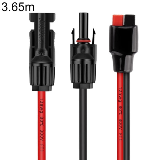 3.65m MC4 to 30A Anderson Mobile Energy Storage Battery Charging Cable - DIY Cables by PMC Jewellery | Online Shopping South Africa | PMC Jewellery