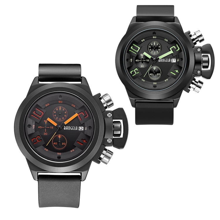 BAOGELA 1606 Student Big Dial Sports Waterproof Men Watch Luminous Green - Sport Watches by BAOGELA | Online Shopping South Africa | PMC Jewellery