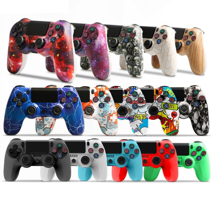 For PS4 Wireless Bluetooth Game Controller With Light Strip Dual Vibration Game Handle(Burst) - Gamepads by PMC Jewellery | Online Shopping South Africa | PMC Jewellery