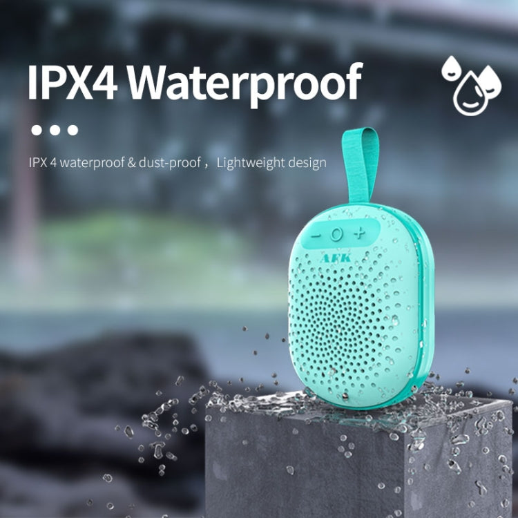 AFK BT-513 TWS Mini Portable RGB Light Bluetooth Speaker 3D Sound Effect Waterproof Bluetooth Audio(Blue) - Mini Speaker by AFK | Online Shopping South Africa | PMC Jewellery