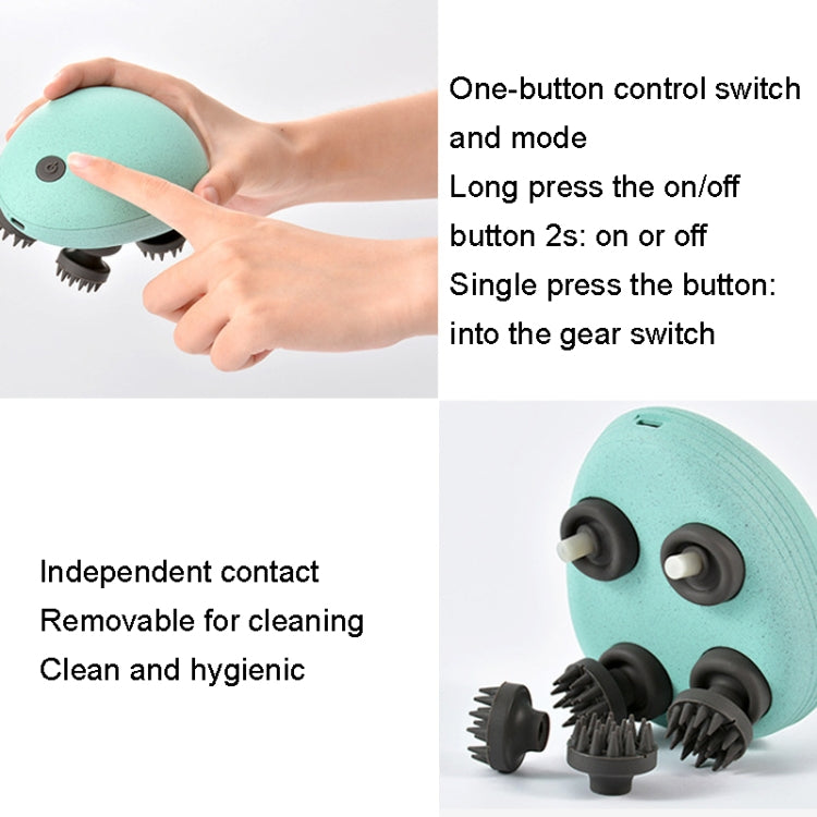 Mini Electric Head Massage(Blue) - Massage & Relaxation by PMC Jewellery | Online Shopping South Africa | PMC Jewellery