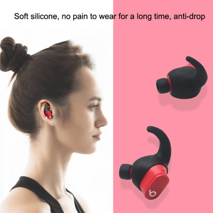 For Beats Studio Buds 2pairs Wireless Bluetooth Earphone Silicone Non-slip Ear Caps(Black) - Anti-dust & Ear Caps by PMC Jewellery | Online Shopping South Africa | PMC Jewellery