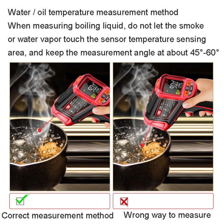 TASI TA603D -32-1880 degrees Celsius Color Screen Infrared Thermometer Industrial Electronic Thermometer - Thermostat & Thermometer by TASI | Online Shopping South Africa | PMC Jewellery | Buy Now Pay Later Mobicred