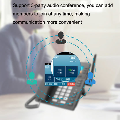 S01 Smart VOIP Network Phone 4G Full Netcom SIP Audio ConferenceBusiness Office Wireless Fixed Landline - Smart Rings / Smart Telephones by PMC Jewellery | Online Shopping South Africa | PMC Jewellery