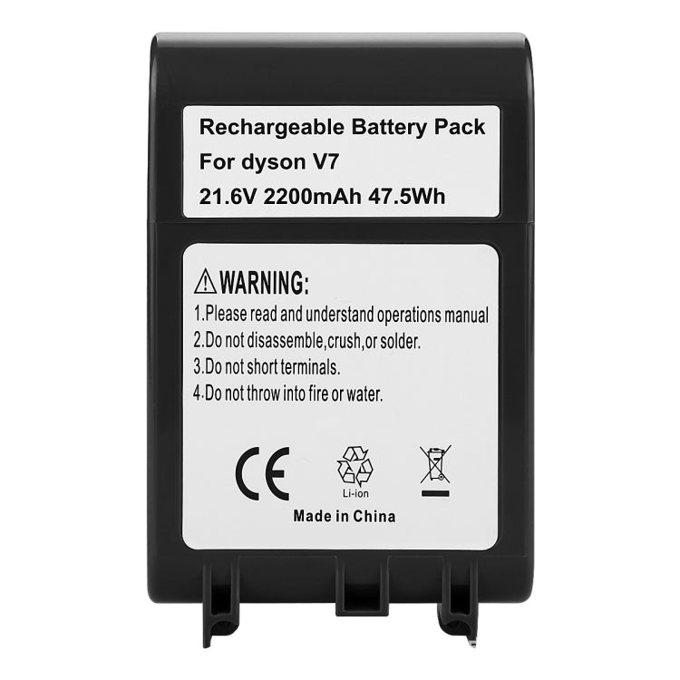 For Dyson V7 Series Battery 21.6V Vacuum Cleaner Accessories Sweeping Machine Battery Spare Power, Capacity: 4000mAh - Dyson Accessories by PMC Jewellery | Online Shopping South Africa | PMC Jewellery