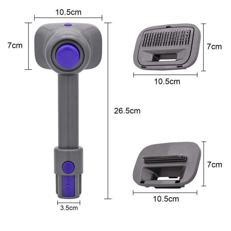 For Dyson V6 V7 V8 V10 V11 Vacuum Cleaner Pet Hair Suction Head, Spec: Upgrade - Dyson Accessories by PMC Jewellery | Online Shopping South Africa | PMC Jewellery