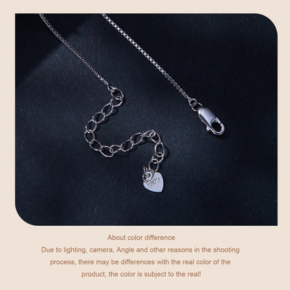 Sterling Silver Plated Plated Waterdrop Moissanite Necklace - Necklaces & Pendants by PMC Jewellery | Online Shopping South Africa | PMC Jewellery