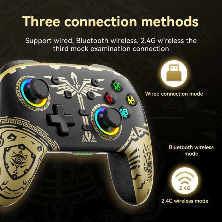 Wireless Bluetooth Somatosensory Vibration Gamepad for Nintendo Switch/Switch PRO, Color: Black - Gamepads by PMC Jewellery | Online Shopping South Africa | PMC Jewellery