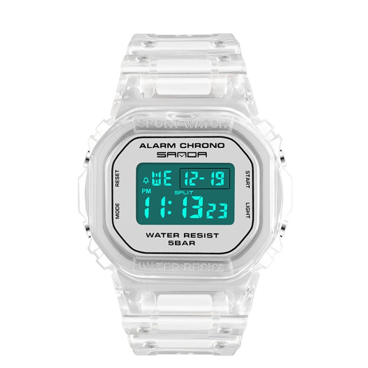 SANDA 2009 Multifunctional Sports Waterproof Calendar Watch(Silver) - Sport Watches by SANDA | Online Shopping South Africa | PMC Jewellery