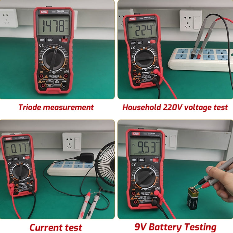 TASI TA803A Digital High Precision Multimeter Digital Display Household Multifunction Electrician Multimeter - Digital Multimeter by TASI | Online Shopping South Africa | PMC Jewellery