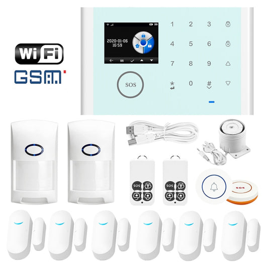 CS118   WIFI+GSM Tuya Smart Voice Alarm System Supports Amazon Alexa/ Google Assistant, Spec: Package 5 - Alarm System by PMC Jewellery | Online Shopping South Africa | PMC Jewellery