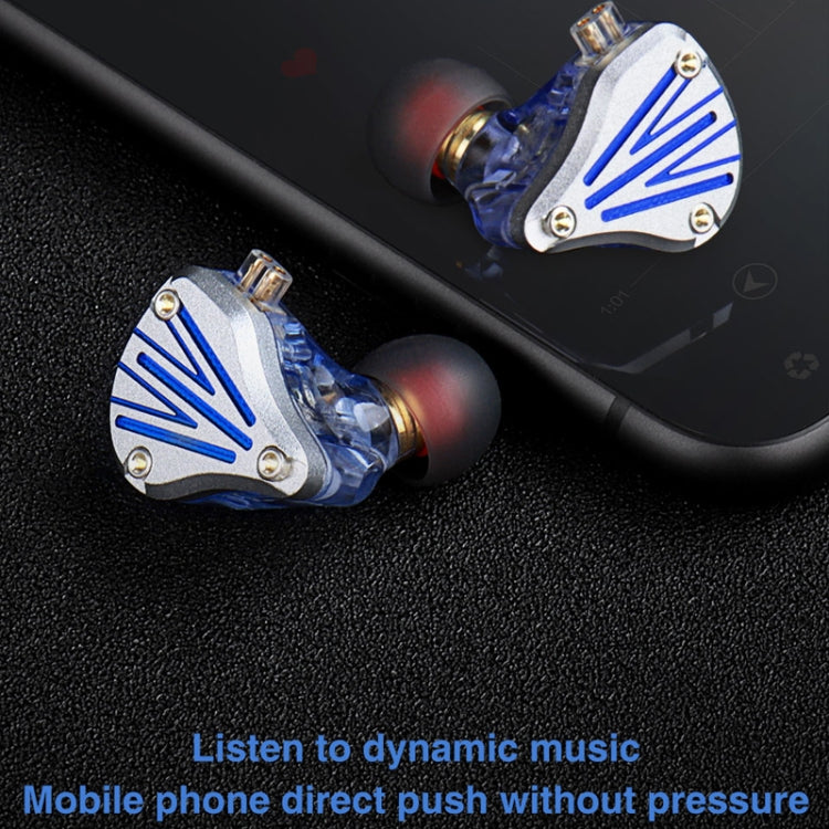 FZ In Ear Wired Cable Metal Live Broadcast Earphone, Color: Blue - In Ear Wired Earphone by FZ | Online Shopping South Africa | PMC Jewellery