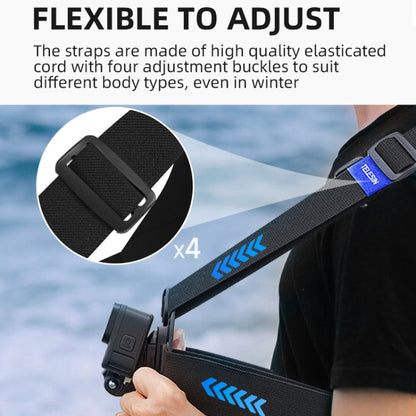 TELESIN  Chest Strap Mount Waistcoat Belt  Mount For Action Camera - Chest Belt by TELESIN | Online Shopping South Africa | PMC Jewellery