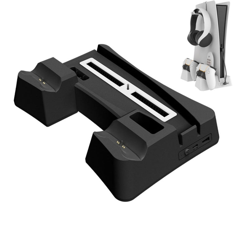 iplay HBP-351 For Sony PS5 Host Cooling Base Bracket Multifunctional Handle Charging Stand(Black) - Charger & Power by iplay | Online Shopping South Africa | PMC Jewellery