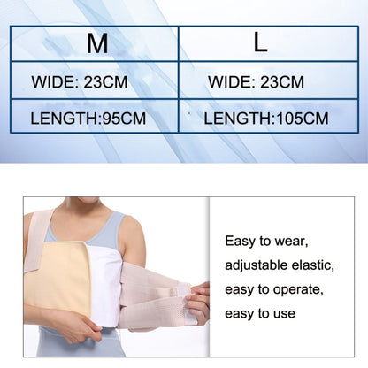 Right L Chest Compression Fixation Strap Breast Surgery Chest Strap(Beige) - Corrector by PMC Jewellery | Online Shopping South Africa | PMC Jewellery