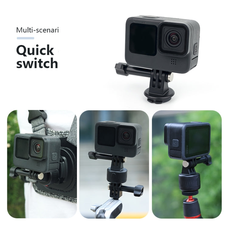 For GoPro/Insta360 GO 3 Action Camera Magnetic Gimbal Base Adapter Accessories(3pcs/set) - Connection Mount by PMC Jewellery | Online Shopping South Africa | PMC Jewellery