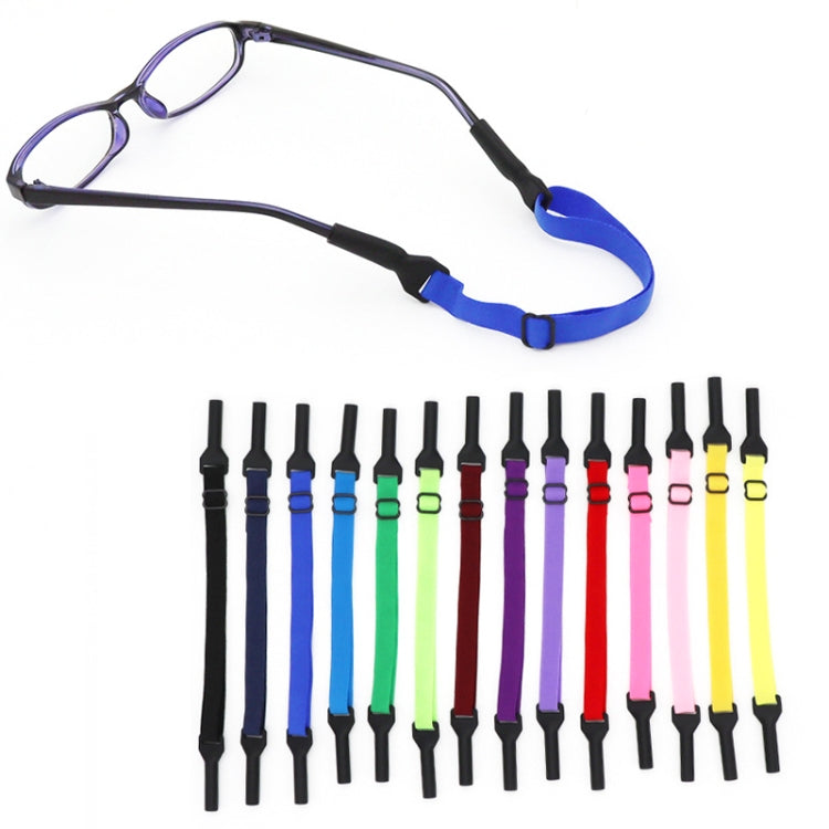 10pcs Long Style Glasses Non-Slip Rope Adjustable Elastic Sports Legs Anti-Drop Fixed Strap(Deep Purple) - Glasses Accessories by PMC Jewellery | Online Shopping South Africa | PMC Jewellery