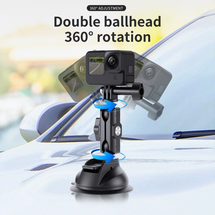 TELESIN Car Action Camera Holder Suction Cup 360 Degree Adjustable - Holder by TELESIN | Online Shopping South Africa | PMC Jewellery