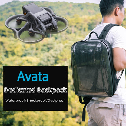 For DJI AVATA Storage Bag Hard Shell Waterproof Shoulder Bag Backpack(Black EVA Lining) - Case & Bags by PMC Jewellery | Online Shopping South Africa | PMC Jewellery