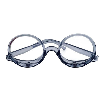 Makeup Magnifying Glass Presbyopic Glasses Flip Swivel Reading Glasses, Degree: +200(Transparent Gray) - Presbyopic Glasses by PMC Jewellery | Online Shopping South Africa | PMC Jewellery