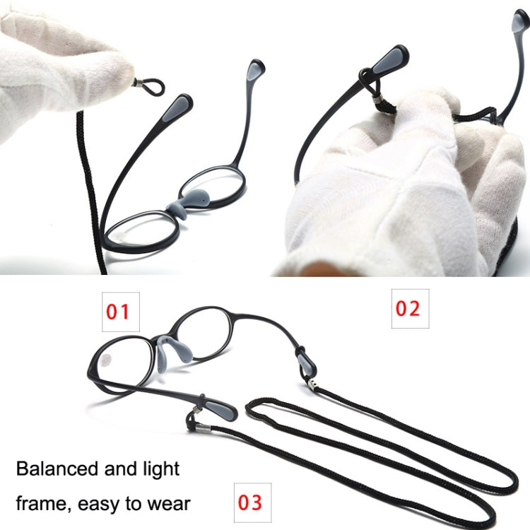 Portable Magnifying Glass Presbyopic Glasses Silicone Anti-Blue Light Reading Glasses, Degree: +300(Light Green) - Presbyopic Glasses by PMC Jewellery | Online Shopping South Africa | PMC Jewellery