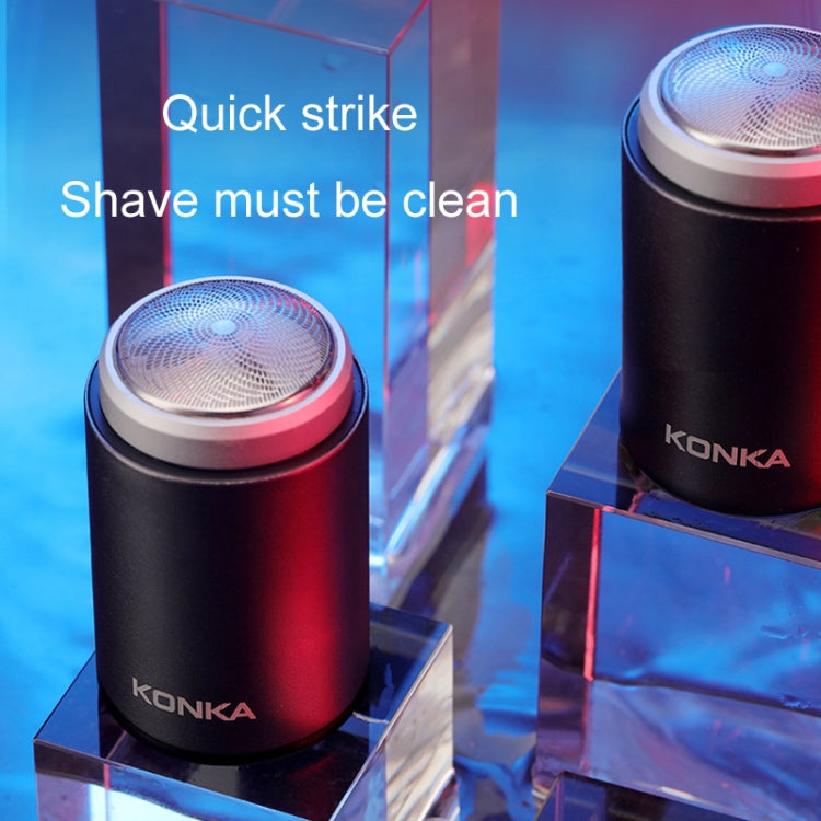 KONKA Mini Portable Razor Outdoor Waterproof Men Razor, Color: Black - Electric Shavers by KONKA | Online Shopping South Africa | PMC Jewellery