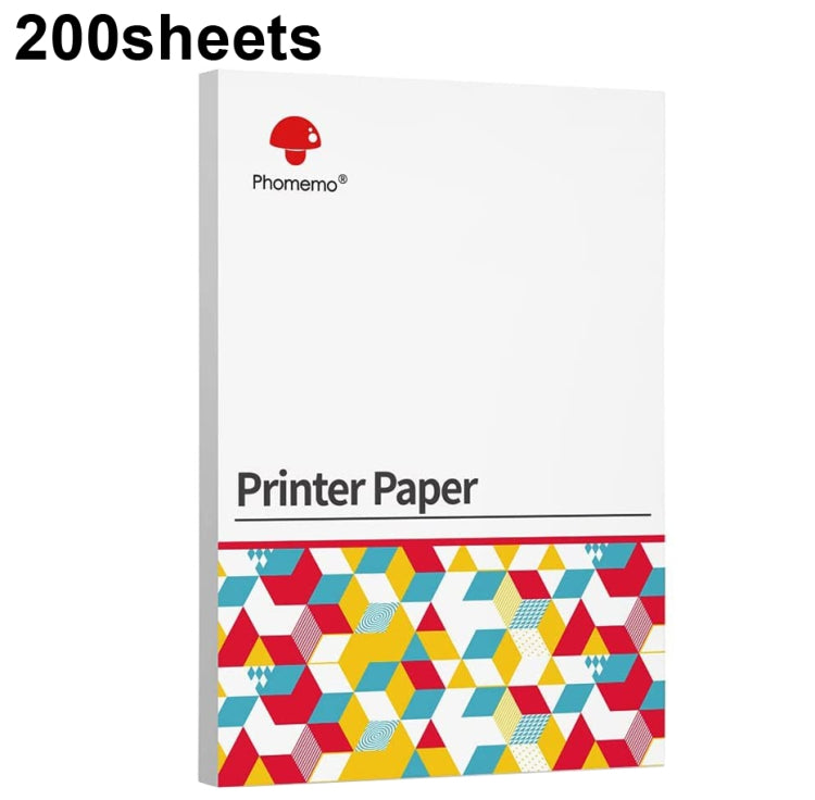 For Phomemo M08F 200sheets Thermal Printing Paper Compatible for MR.IN Brother Pocket Jet / MT800, Style: Folding Letter - Printer Accessories by Phomemo | Online Shopping South Africa | PMC Jewellery