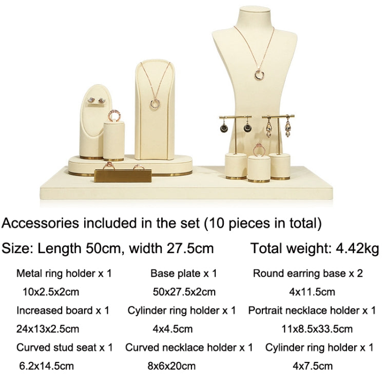 Window Jewelry Display Props Necklace Earrings Ring Jewelry Stand Set 6 - Jewelry Storages by PMC Jewellery | Online Shopping South Africa | PMC Jewellery