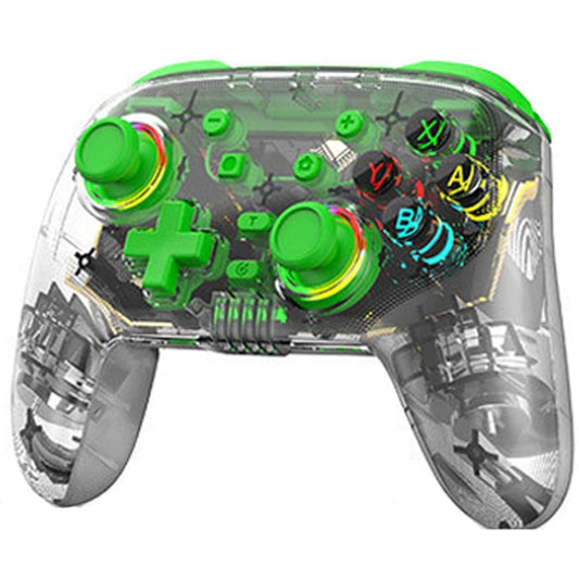 For PS3 / PS4 Dual Vibration Wireless Gamepad With RGB Lights(Green) - Gamepads by PMC Jewellery | Online Shopping South Africa | PMC Jewellery