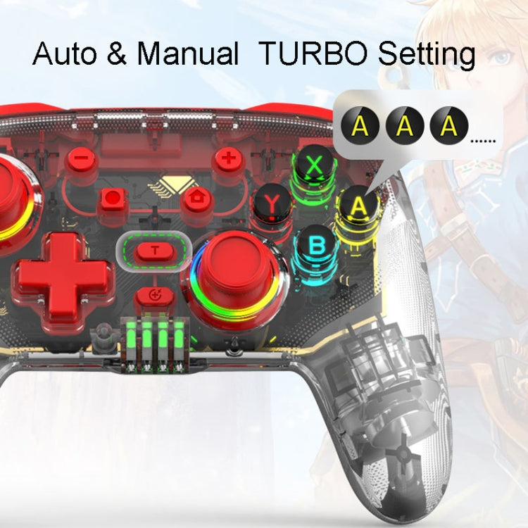 For PS3 / PS4 Dual Vibration Wireless Gamepad With RGB Lights(Green) - Gamepads by PMC Jewellery | Online Shopping South Africa | PMC Jewellery