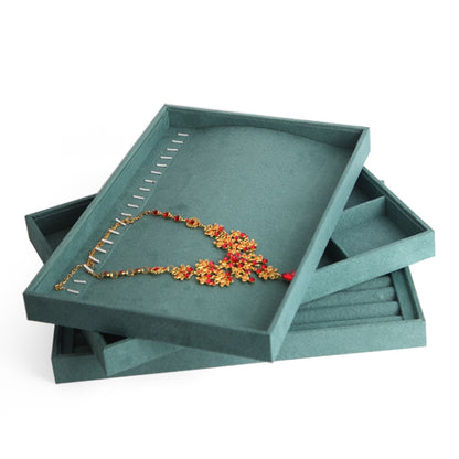 Suede Multifunctional Jewelry Display Tray Necklace Bracelet Bangle Display Case, Style: 24 Grid - Jewelry Storages by PMC Jewellery | Online Shopping South Africa | PMC Jewellery